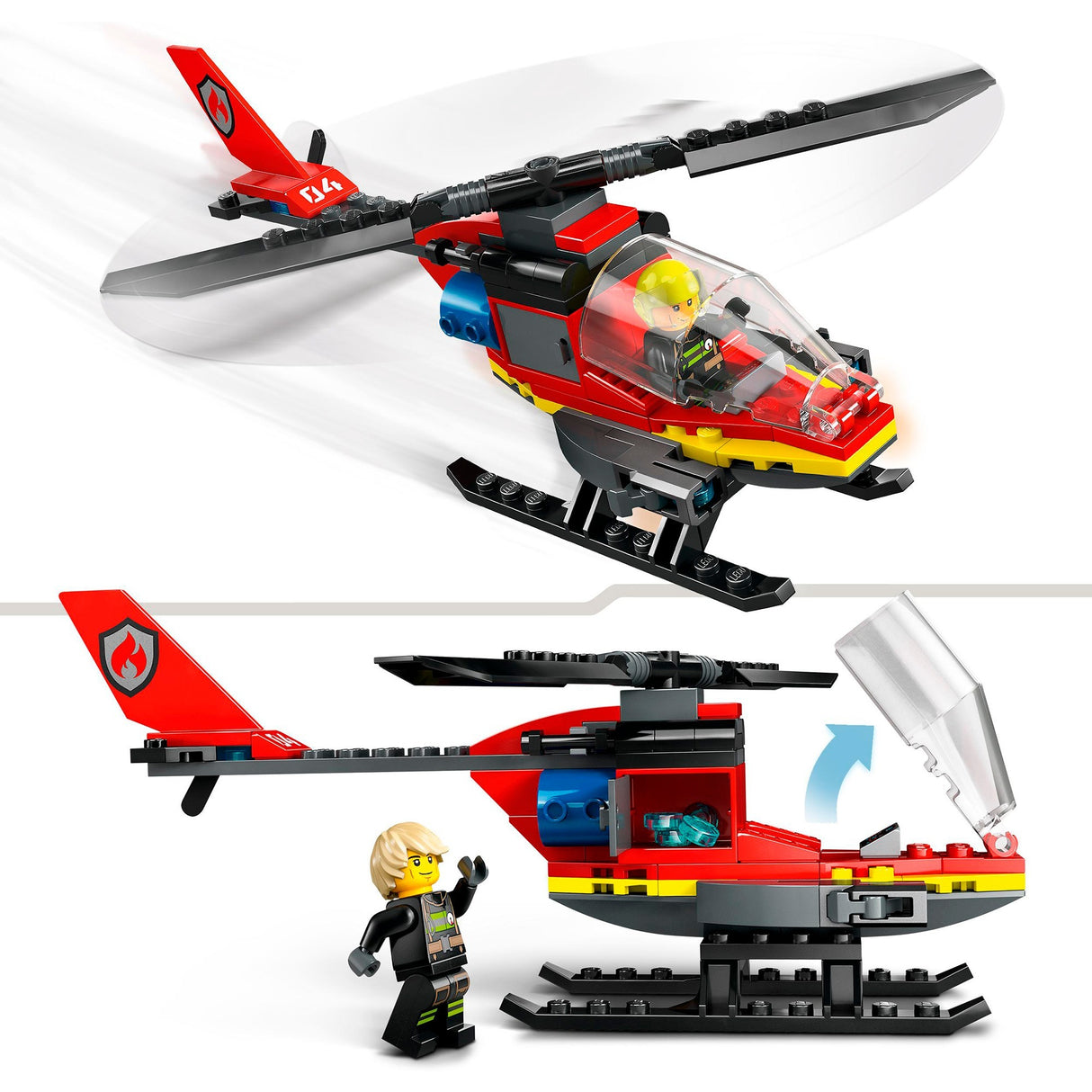 Lego city brandhelikopter - 60411