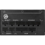 Msi mag a1250gl pcie5 modulær 1250 watt strømforsyning (sort, 1x 12v-2x6, 4x pcie)