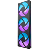 Nzxt f360 rgb core case fans (sort, 3 stykker, 360 x 120 x 26 mm)