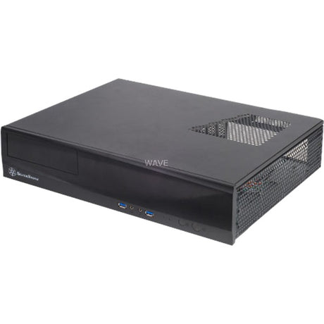 Silverstone milo ml03b desktop kabinet (sort | 2x USB-A)