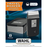 Wahl home products rejseshaversæt (sort og hvid, 8 dele)