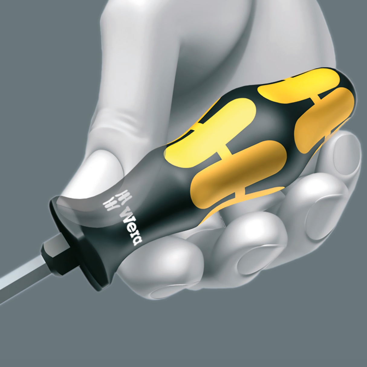 Wera 932 s 6 skruetrækkersæt kraftform + holder (sort gul, 6 stk.)