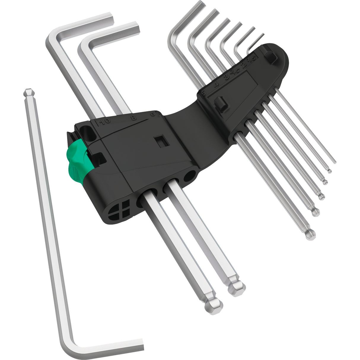 Wera 950 9 sekskantnøglesæt - 9 dele - 1,5-10 mm - 4013288030160