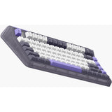 Iqunix og80 lavandin trådløst mekanisk tastatur (lavendel, us-layout (qwerty), cherry mx brown, 80% (tkl), hot-swappable, pbt, 2.4ghz | bluetooth 5.1 | usb-c)