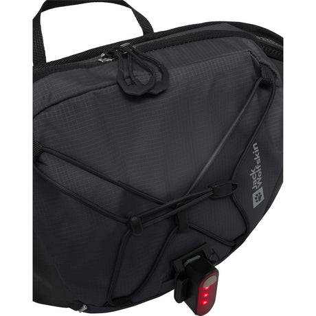 Jack wolfskin velocity hoftetaske (sort, 4 liter)