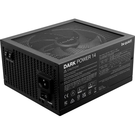 Vær stille! dark power 14 modulær 1200 watt strømforsyning (sort, 2x 12v-2x6, 4x pcie)
