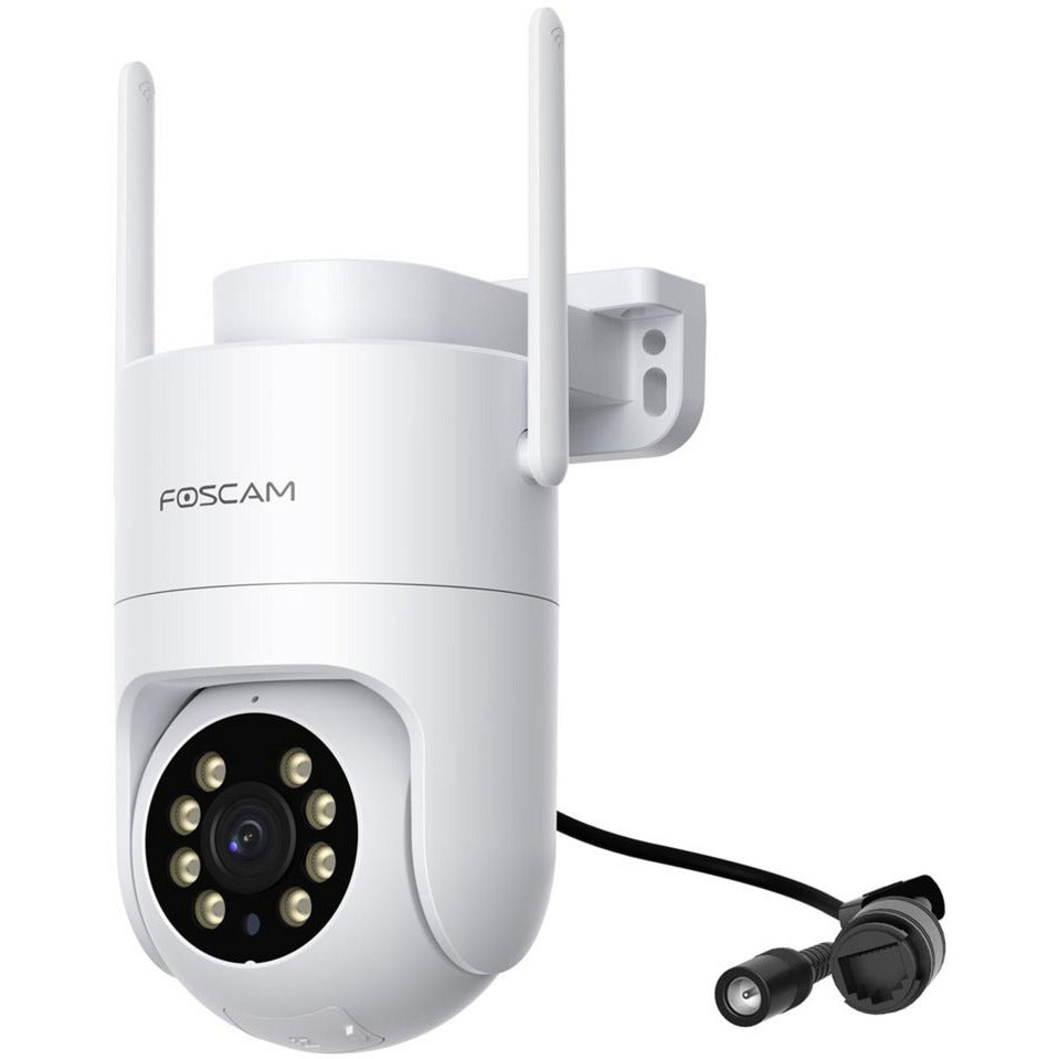 Foscam PD8, 4K 8MP Dual Band WiFi 6 PT sikkerhedskamera (hvid)