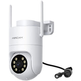 Foscam PD8, 4K 8MP Dual Band WiFi 6 PT sikkerhedskamera (hvid)