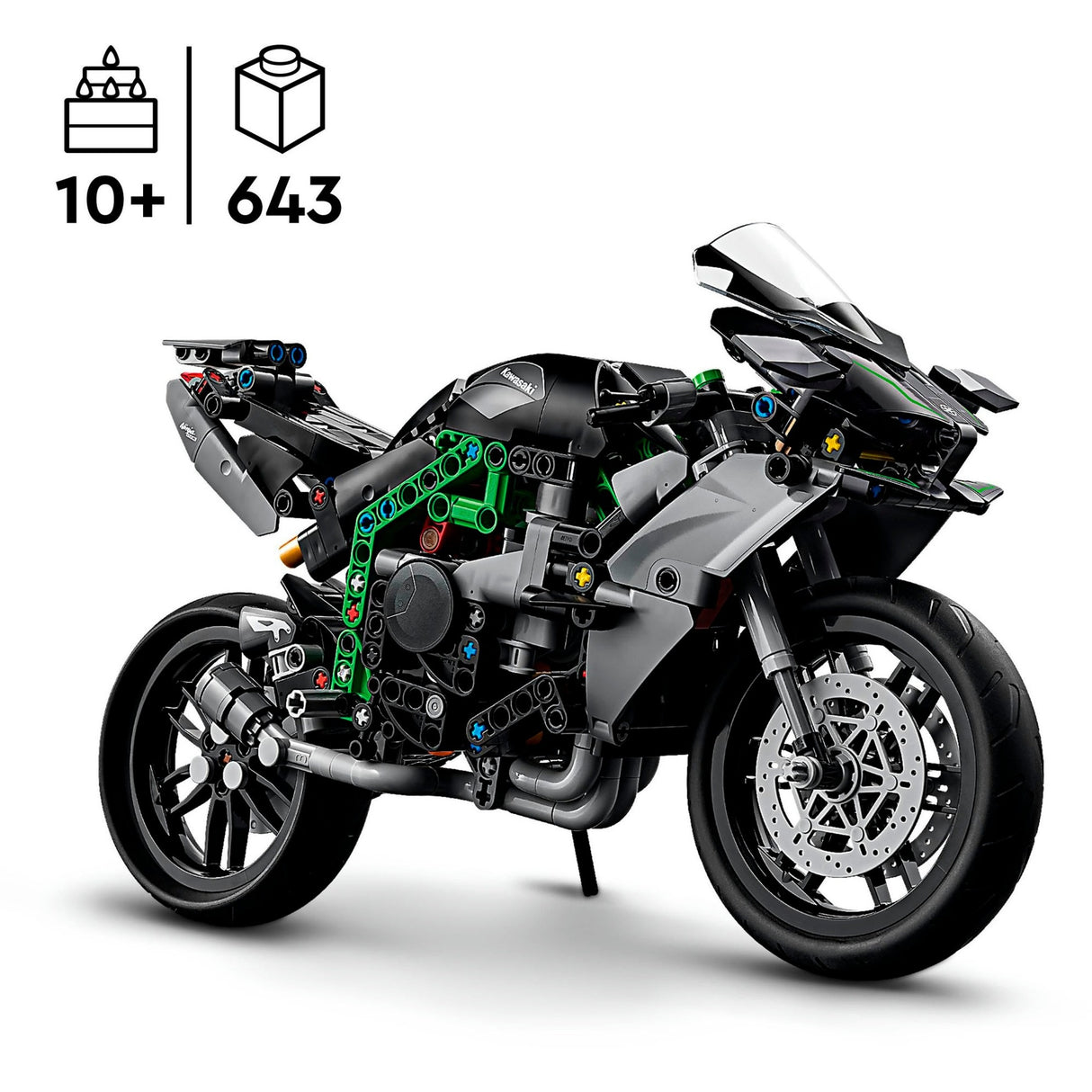 Lego Technic Kawasaki Ninja H2R Motorcykel - 42170