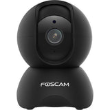 Foscam x5 WiFi-kamera med AI persondetektion (sort, 5 MP)