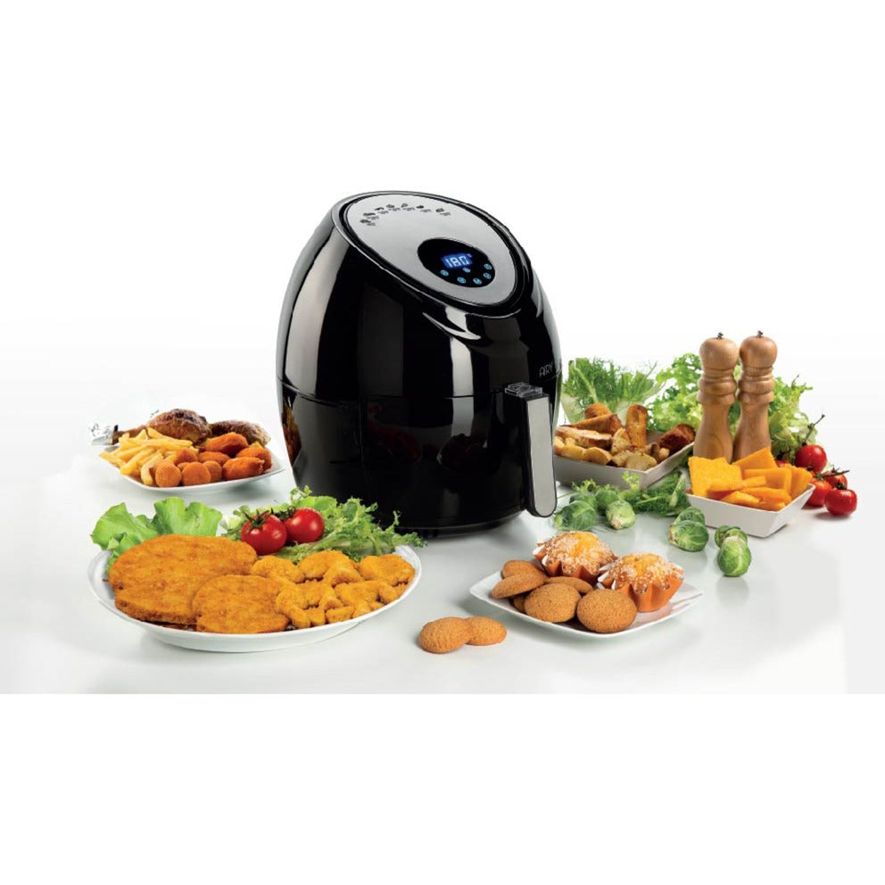 Ariete luftfrituregryde xxl varmluftfrituregryde (sort, 2,5 kg | 5,5 liter)