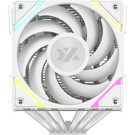 Xyz PC Gear Thermax 6 Duo RGB CPU-køler (hvid, Arbb, Pwm)