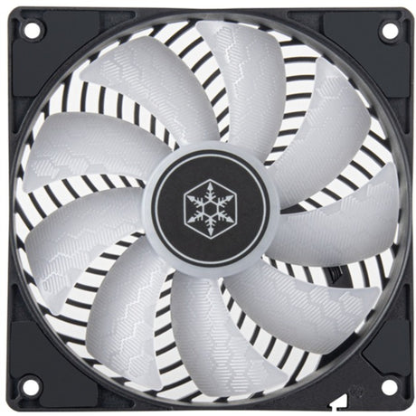 Silverstone air penetrator 120sk argb case ventilator (sort, 120 x 120 x 25 mm, pwm)