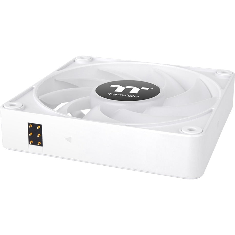 Thermaltake ct120 ex argb sync pc køleventilator sne (3-fan pakke) kuffertventilatorer (hvide, 3 stykker, 120 x 120 x 25 mm, pwm)