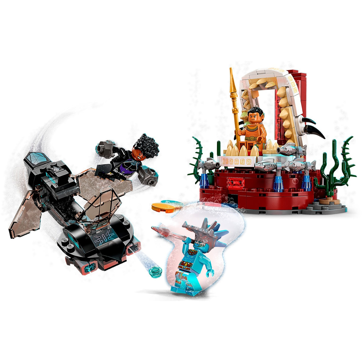 Lego marvel - konstruktionslegetøj til kong namors tronrum (76213)