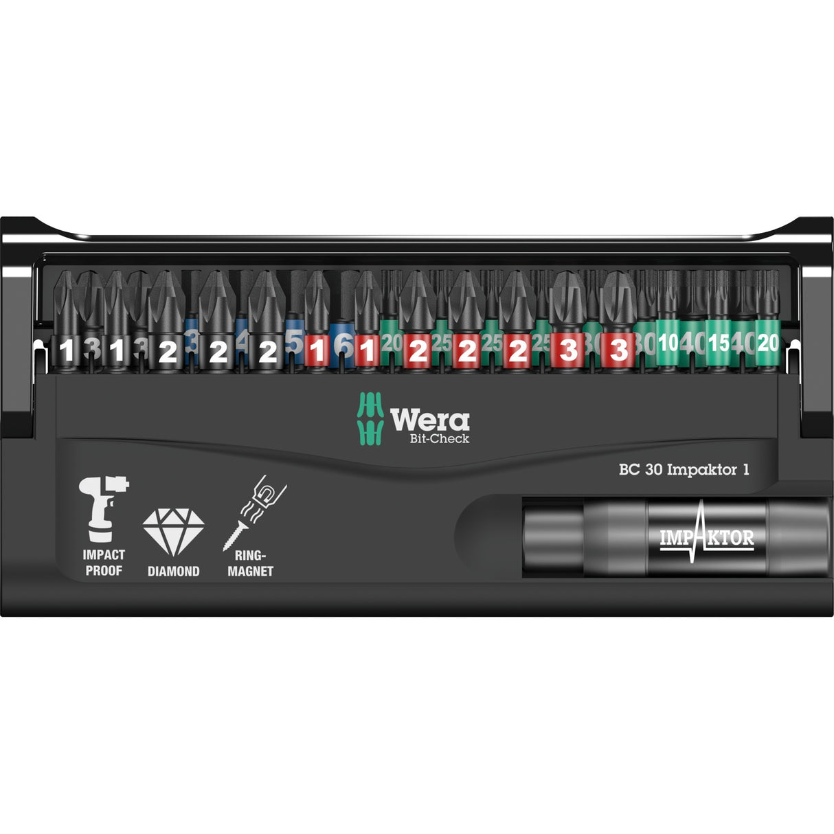 Wera bit-check 30 impactor 1 bit sæt (30 dele)