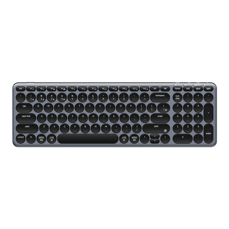 Keychron b4 pro-k1 toetsenbord (grijs, us lay-out (qwerty), scissor switches, 96%, abs keycaps, 2.4 ghz | bluetooth | usb)