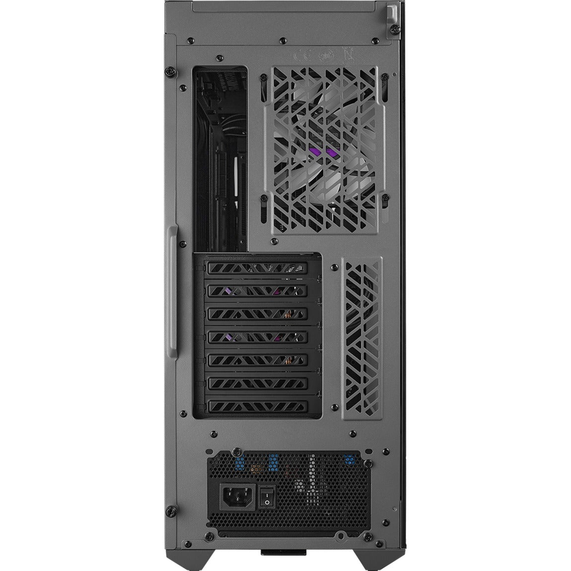 Cooler Master TD500 Max Midi Tower-hus (Gunmetal | 2x USB-A | 1x USB-C | RGB | Hærdet glas)