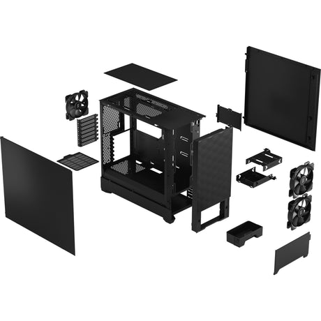 Fractal design pop air midi tårnhus (sort | 2x USB-A)