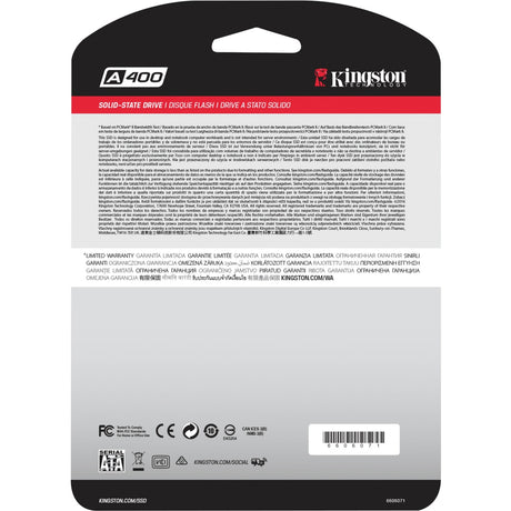 Kingston a400 480 GB SSD (sa400s37 480g, sata 600)