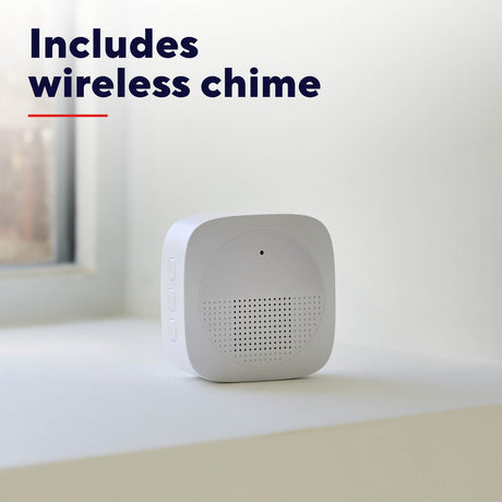 Trust doorcam-3000 smart WiFi dørklokkekamera (hvid sort, 2,4 GHz WiFi)