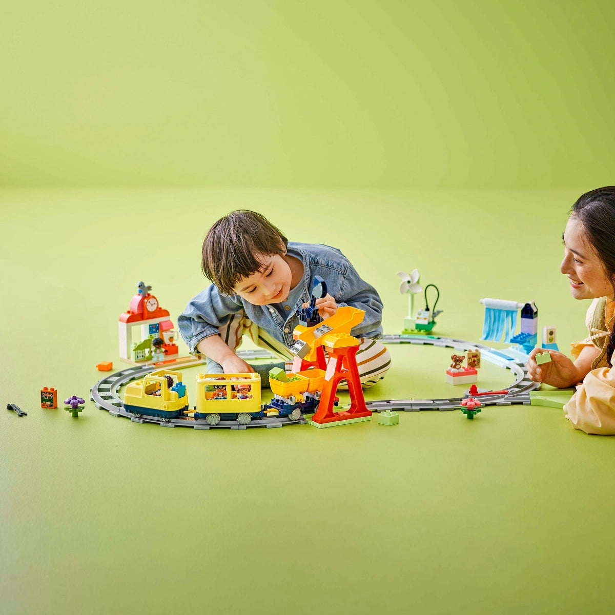 Lego Duplo Town 10428 stort interaktivt kvartertog