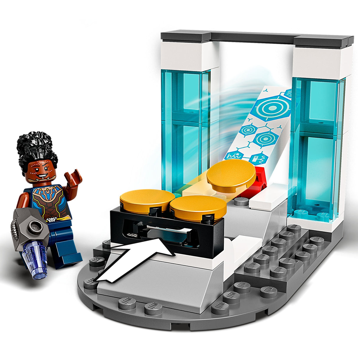 Lego marvel - shuri's lab byggelegetøj (76212)