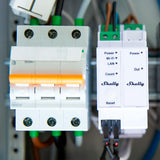 Shelly pro 3em 400а måleenhed (hvid)