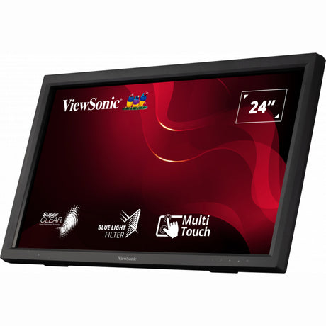 Viewsonic IR berøringsskærm TD2423 24 (sort, 1x HDMI, VGA, DVI-D, USB-A, USB-B)