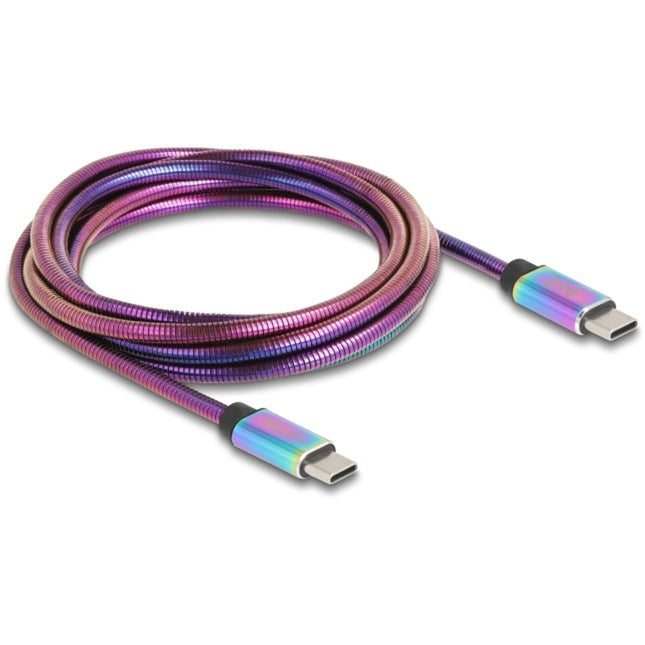 Delock USB 2.0 USB-C-kabel, 2 meter (flerfarvet)