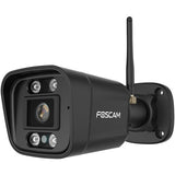 Foscam v5p, 3k 5mp dual-band wifi-kamera med lyd- og lysalarm (sort)