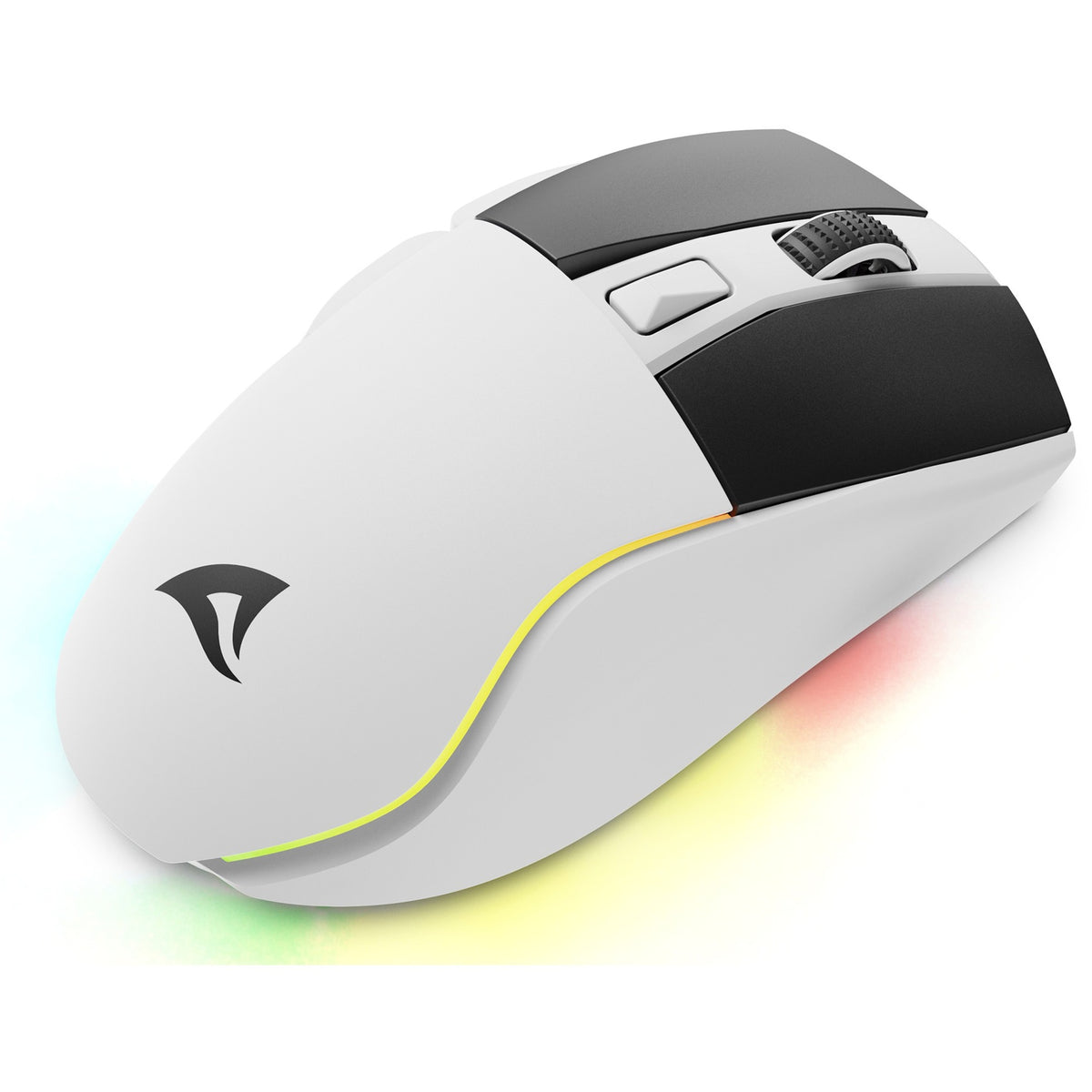 Sharkoon skiller sgm50w gaming mus (hvid, 400 - 6400 dpi, rgb LED'er)