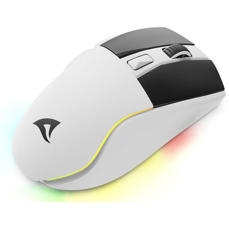 Sharkoon skiller sgm50w gaming mus (hvid, 400 - 6400 dpi, rgb LED'er)
