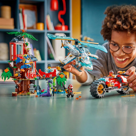 Lego ninjago 71857 ninja køretøjer ved træhuset