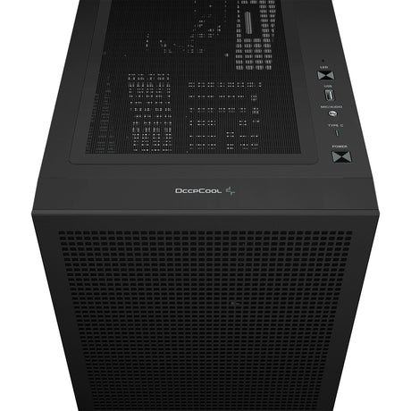 Deepcool CH560 MIDI Tower-hus (sort | 1x USB-A | 1x USB-C | RGB | vindue)