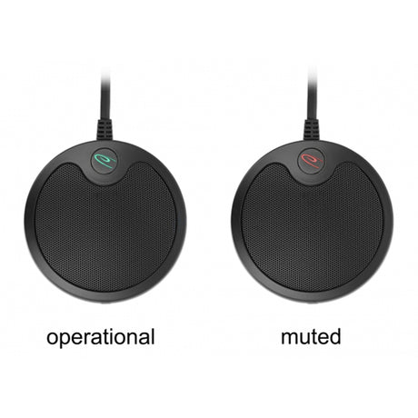 Delock USB kondensatormikrofon rundstrålende til konferencemikrofon (sort)