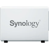 Synology disk station ds223j nas (hvid, 2x USB 3.2 gen 1)