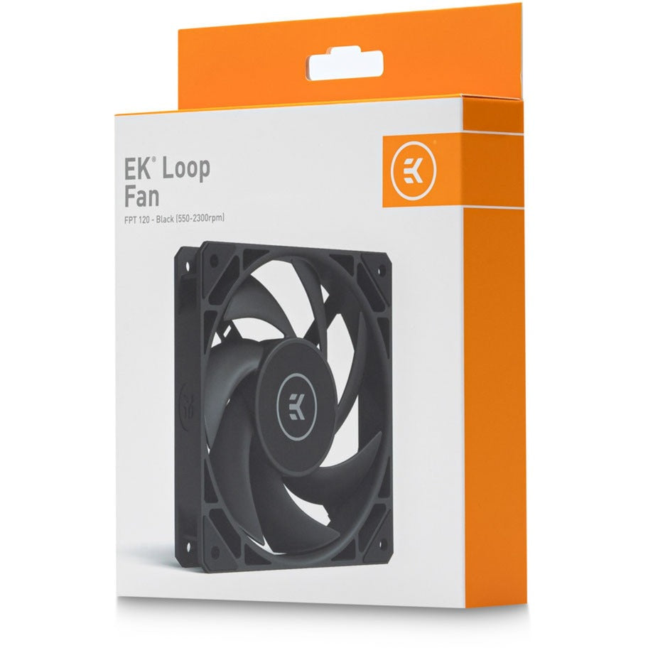 Ekwb ek-loop ventilator fpt 120 kabinet ventilator (sort, 120 x 120 x 27 mm, pwm)