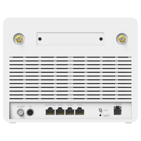 Cudy ac1200 wi-fi 4g lte-cat6 gigabit router lt700v mesh router (hvid, mesh, app, nano sim slot)
