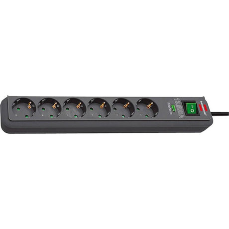 Brennerstuhl strømskinne eco-line bn3073 sort