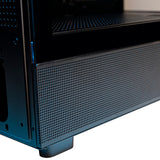 Silverstone lucid 04 mini tårnhus (sort | 2x USB-A | 1x USB-C | RGB | hærdet glas)
