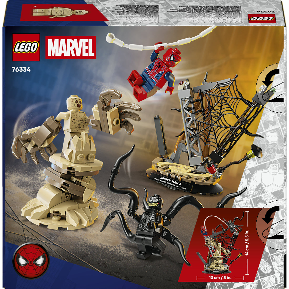 Lego Marvel ultimative kamp: Spider-man vs. Sandman byggesæt - 76334