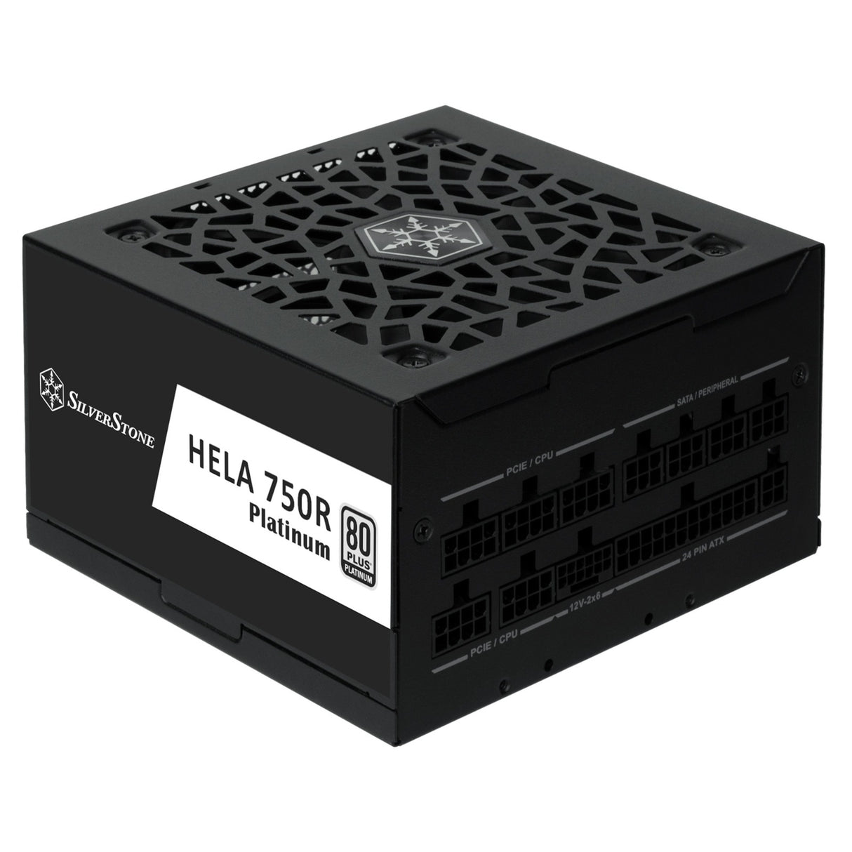 Silverstone hela 750r platinum modulær 750 watt strømforsyning (sort, 4x pcie)