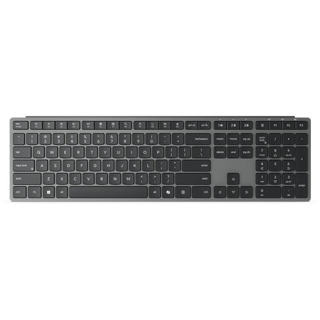 Lenovo 700 moderne trådløst tastatur med flere enheder - us euro103p desktop sæt (grå, 100 %, 2,4 GHz, Bluetooth)