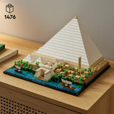 Lego arkitektur - stor pyramide af giza byggelegetøj (21058)