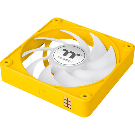 Thermaltake ct120 ex argb sync pc køleventilator bumblebee (3-fan pack) case fans (gul, 3 styk, 120 x 120 x 25 mm, pwm)
