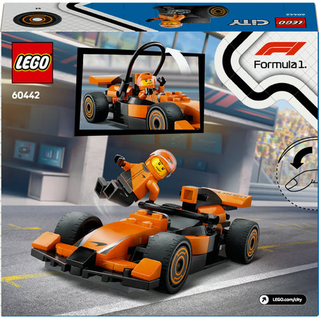 Lego city 60442 f1 driver med mclaren racerbil