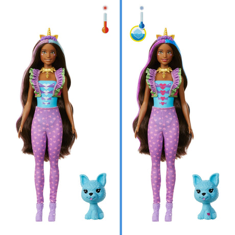 Barbie farve afsløre - fantasy mode enhjørning dukke