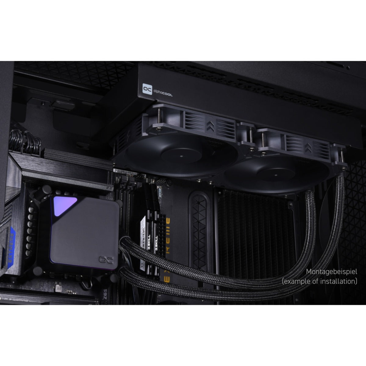 Alphacool core ocean t38 360 vandkøling (sort)