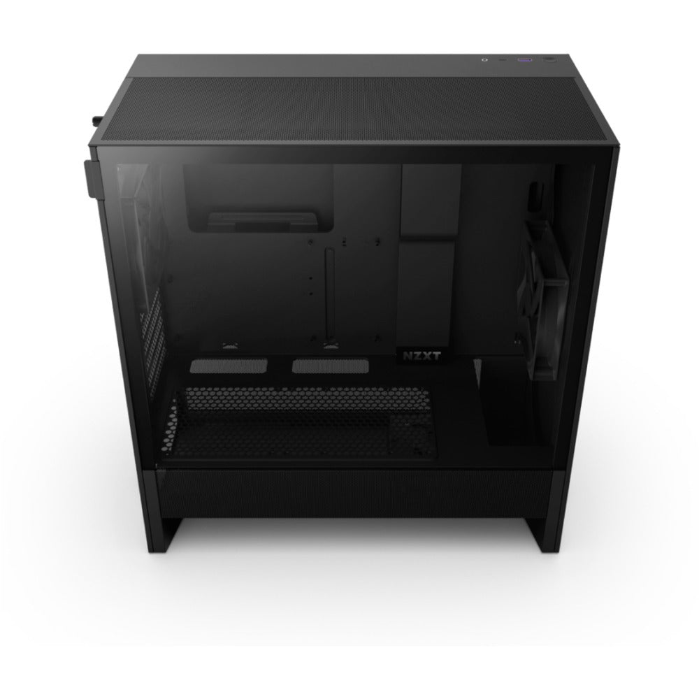 Nzxt h5 flow v2 midi tårnhus (sort | 1x USB-A | 1x USB-C | hærdet glas)